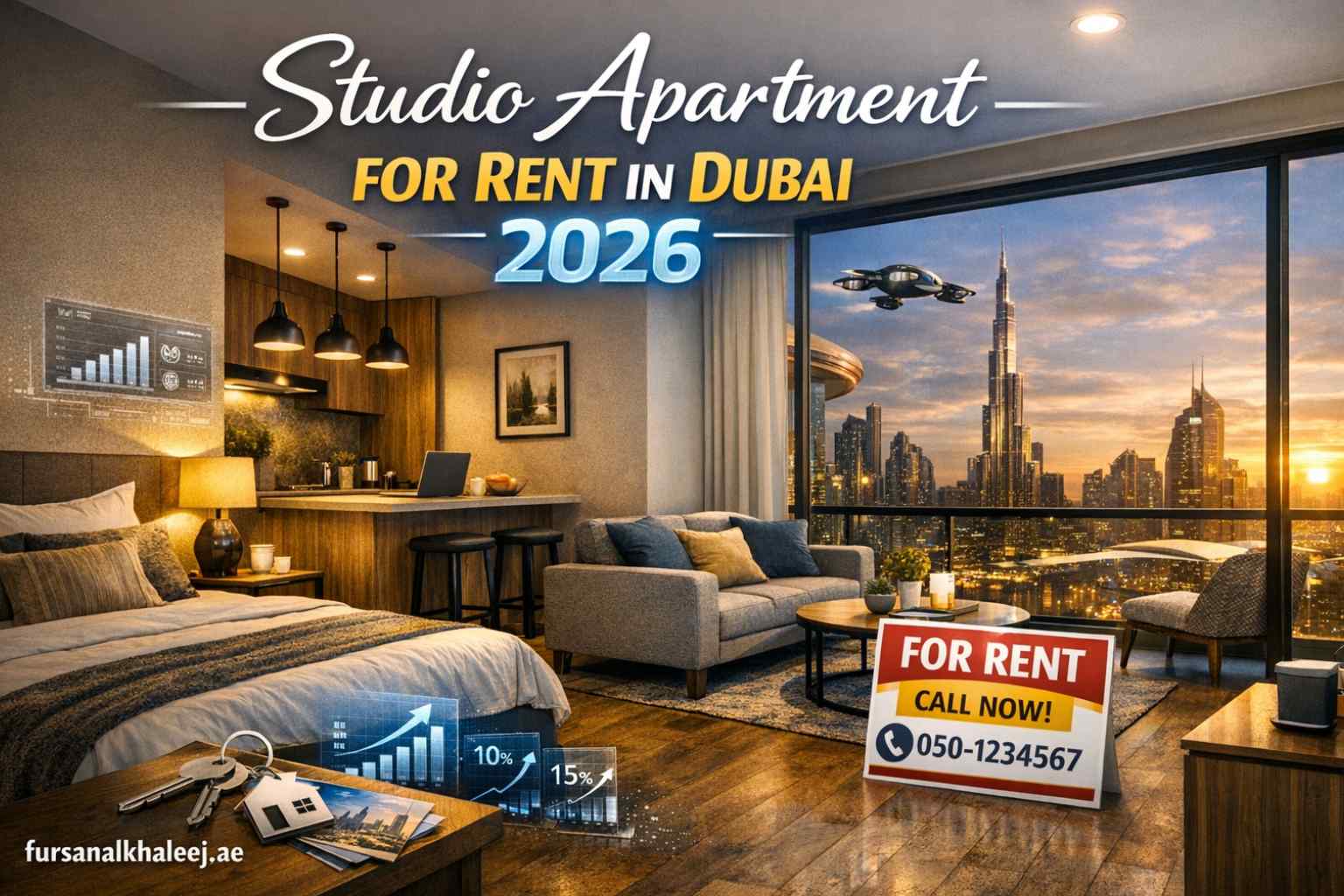 studio apartment for rent in Dubai